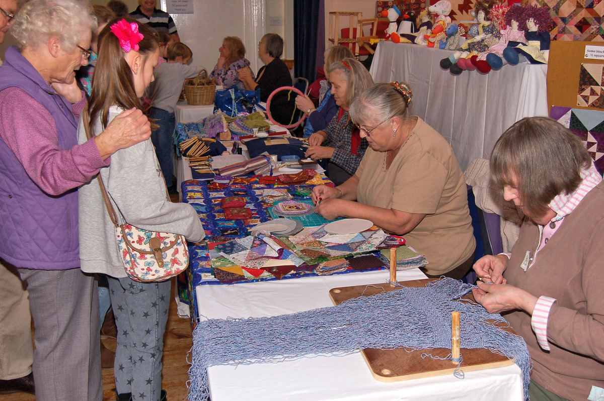 Macrame, Patchwork and Lacemaking Demonstrations